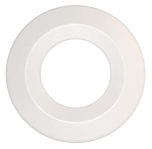 Image of Luceco Fixed Bevelled Bezel for FType Downlights, Gloss White