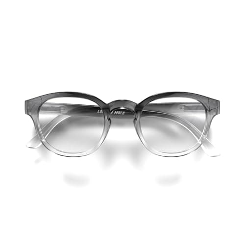 Image of LONDON MOLE® Monalux blue light blocking glasses | Cool square panto shaped blue blockers | Anti eyestrain for screens | Men’s Women’s Unisex | Spring hinges