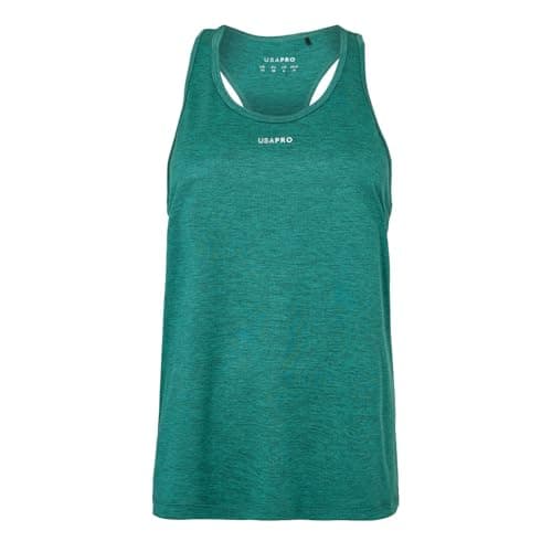 Image of USA Pro Womens Flex Tank Sleeveless Forest Green 10