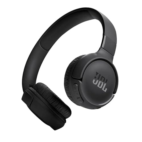 Image of JBL Tune 520BT Wireless On-Ear Headphones, Pure Bass Sound, 57H Battery with Speed Charge, Hands-Free Call Voice Aware, Multi-Point Connection, Lightweight and Foldable - Black | 1 year local warranty
