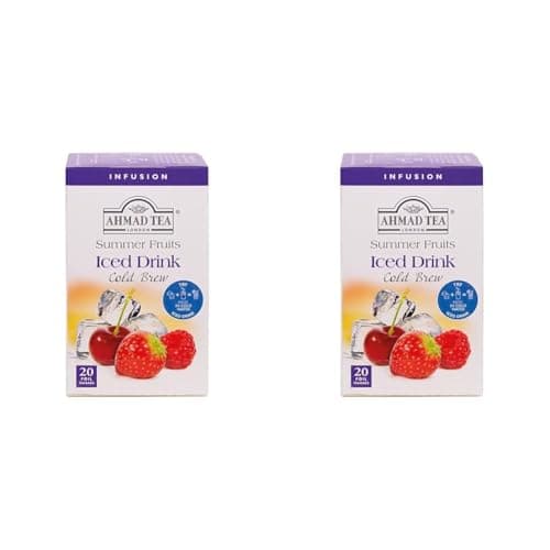 Image of Ahmad Tea Summer Fruits Cold Brew | Infusion Tea - 20 Teabag Sachets (Pack of 2)