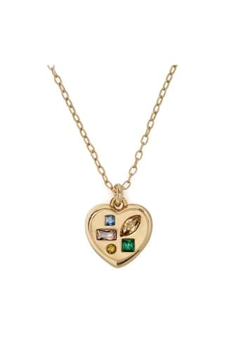 Image of Kate Spade New York Self-Love Club Pendant, Gold Multi