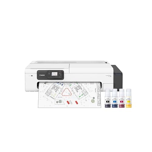 Image of Canon imagePROGRAF TC-21M – Multifunction Printer| 24" Large Format Poster & Plotter Printer - Automatic Roll & Cut Sheet Paper Feeder, USB, Wi-Fi, LAN,White