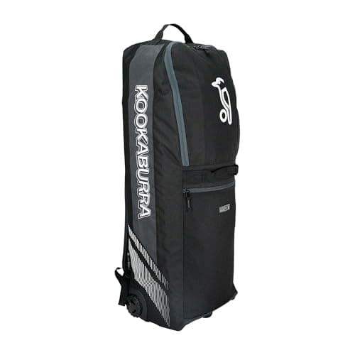 Image of Kookaburra wd5000 Wheelie Duffle Cricket Bag - Black/Grey