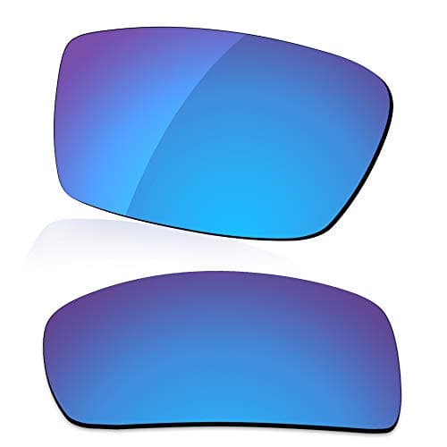 Image of LenzReborn Polarized Lens Replacement for Oakley Gascan OO9014 Sunglass - Ice Blue - Polarized Mirrored