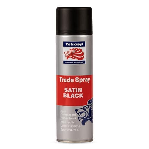 Image of Tetrosyl Trade Spray Paint, Satin Black, 500 ml