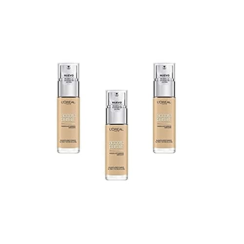 Image of L'Oréal Paris liquid foundation Accord Parfait - 2.D Golden Almond, Pack of 3 (3 x 30 ml)
