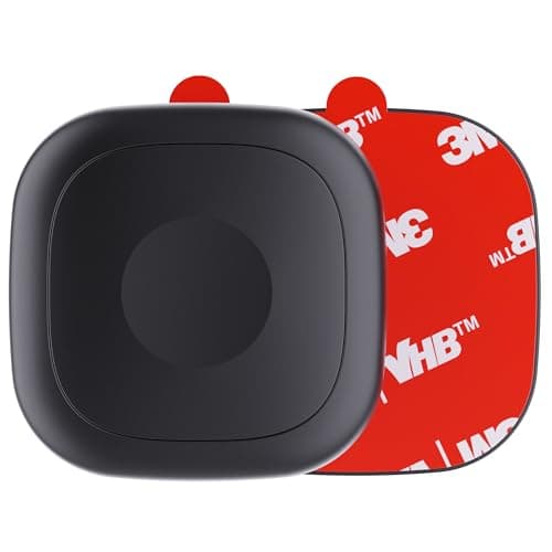 Image of 2 Pack for Tile Life360 Mate 2024/2022 Bluetooth Tracker Adhesive Mount, Silicone Waterproof Case with 3M Adhesive Sticker Stick on Car/Bike/Luggage, Hidden Tile Mate Full Protective Holder Anti-Lost