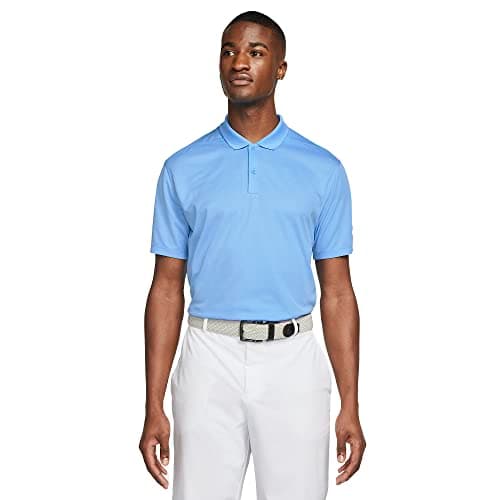 Image of Nike Men's Victory Solid OLC Golf Polo, University Blue, Large