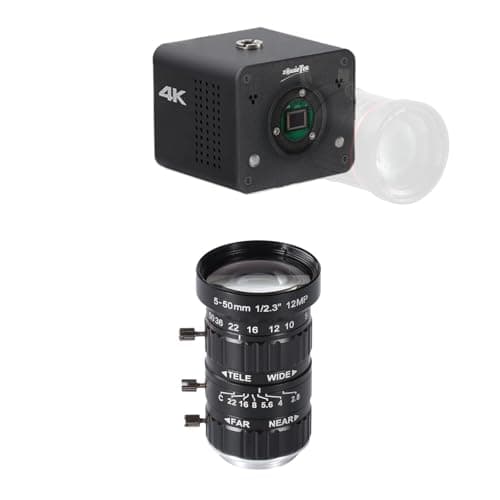 Image of zowietek 4K NDI | HX3 POV Box Camera PoE, ZowieCAM 5-50mm 12MP C-Mount Low Distortion Zoom Lens