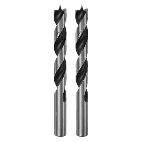 Image of sourcing map 2packs Brad Point Drill Bits 13mm(33/64") Dia Straight Round Shank Drill Metric Brad Point 3.9" Drilling Depth Spiral Twist Drill Bits for Carpenter Woodworking Plastic Rubber