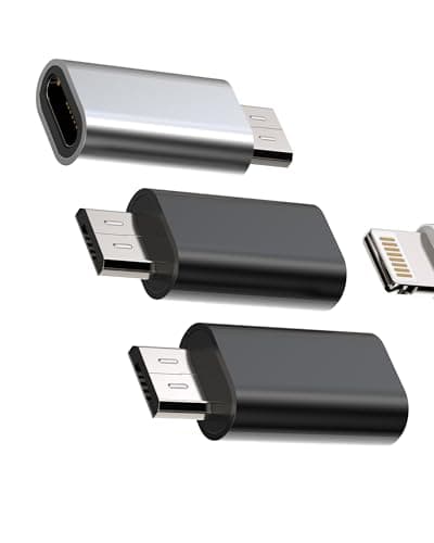 Image of for Apple iPhone female to Micro USB male Charging Adapter(3pack)Lightning power Cable Converter micro-usb Android Accessories Data Transfer Connector compatible for Samsung Galaxy S6 S7 edge+ Active