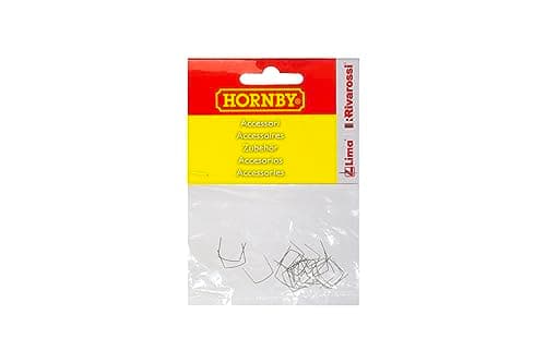 Image of Hornby R8232 Digital Electric Point Clips - Spare Parts and Train Accessories for Hornby OO Gauge Model Railway Sets, Coupling and Modelling Tools - Digital Track Clips (Pack of 20), Scale 1:76
