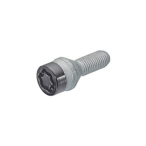 Image of McGard 27226SUB Wheel Lock Bolts Black SUB M14 x 1,25, cone seat, shaft length 27,9 mm, Overall length 50,5 mm, Hex size 17mm, Key diameter 25,8 mm