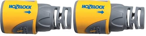 Image of HOZELOCK - Hose Connector Plus ø 12.5mm - 15mm (1/2"- 5/8") Soft Touch : Watertight, Non-slip, Flexible Connector Prevents Twisting, Swelling and Leaks [2050P0000] (Pack of 2)