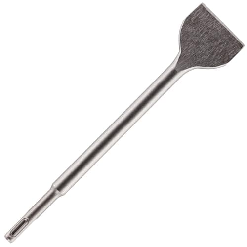 Image of Rennie Tools SDS Plus Chisel Bit - 50mm Wide x 250mm Long for Concrete, Masonry, Marble and Hard Stone. SDS Chisel Bit