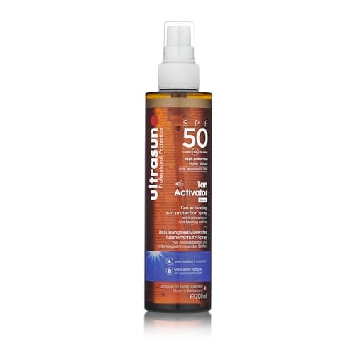 Image of Ultrasun Body Tan Activator SPF50 Sunscreen 200ml