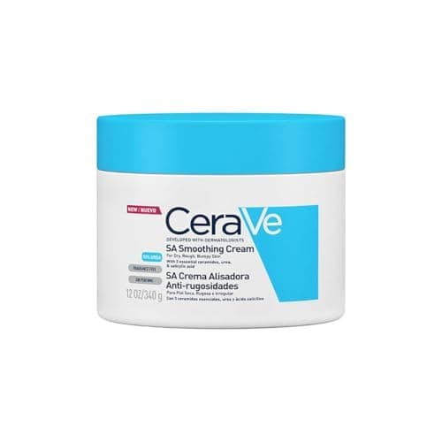 Image of CeraVe SA Smoothing Cream for Rough and Bumpy Skin 340g with Salicylic Acid and 3 Essential Ceramides & Blemish Control Face Cleanser with 2% Salicylic Acid & Niacinamide for Blemish-Prone Skin 236ml
