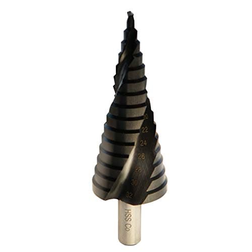 Image of STROTON Metric M35 Cobalt Step Drill Bit for Stainless Steel and Hard Metal (4-32mm/15 steps)