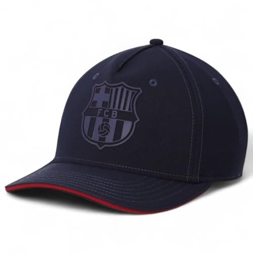 Image of FC Barcelona Neuter Navy Barça Licensed Cap – Adjustable Size for Adults, blue, One Size