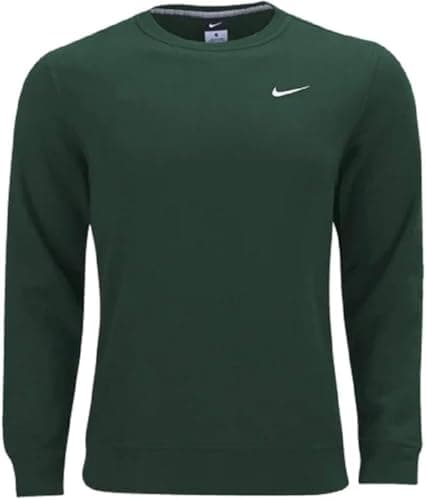Image of Nike Club Fleece Crew Men's Sweatshirt Crewneck, Dark Green, XL