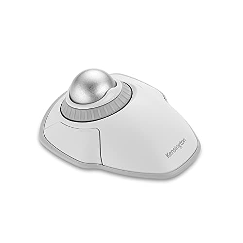 Image of Kensington Orbit Wireless Trackball with Scroll Ring - White (K70991WW)