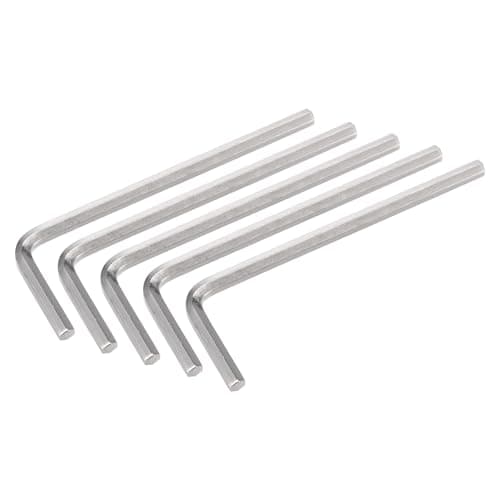 Image of TOP-VIGOR 5Pcs 1/8 Inch Hex Key Wrench, Metric CR-V L Shaped Allen Key Imperial Hexagon Head Spanner Tool for Repairing, Installation