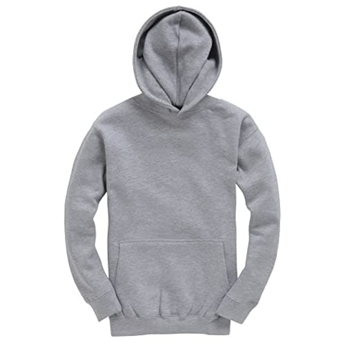 Image of D&H CLOTHING UK Kids Children Pullover Hoodie Hooded Sweatshirt Boys Girls Unisex (9-11, Grey)
