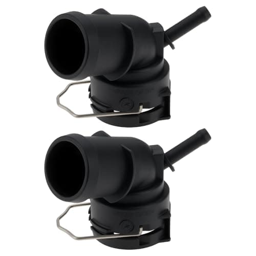 Image of LT Easiyl 2Pcs Coolant Flange Pipe 1K0122291BE Compatible with AUDI S3 8V, 8YA, 8YS 2.0 2012-2024
