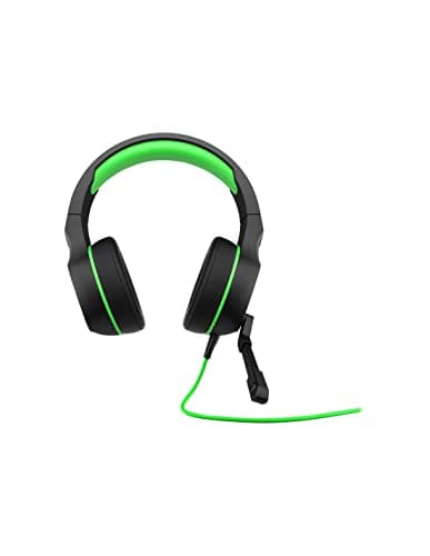 Image of HP Pavilion Gaming 400 Headset for Xbox One, PS4, PC and Phone, Black/Green