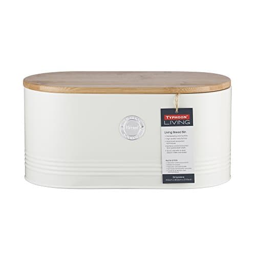 Image of Typhoon Living Cream Bread Bin, 34 x 18 x 15 cm