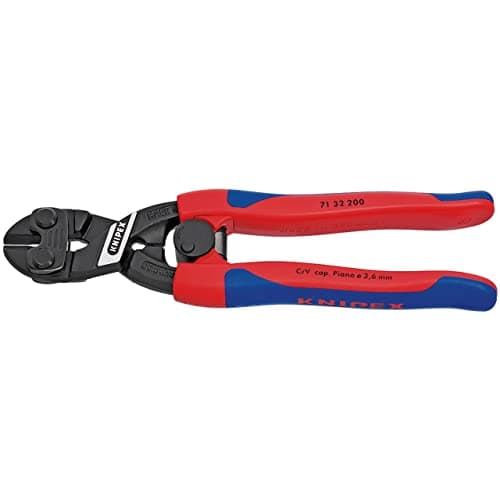 Image of Knipex 49197 Cobalt Compact Bolt Cutters with Sprung Handle 200 mm