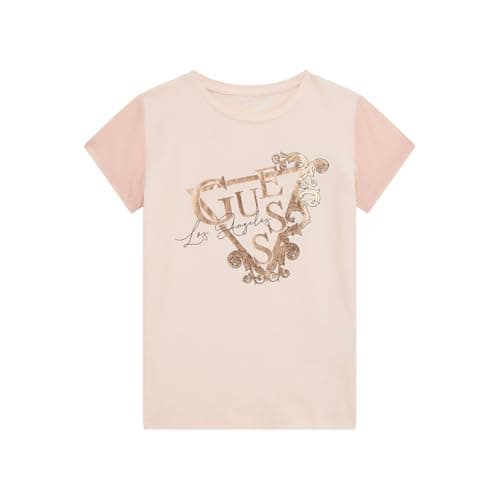 Image of Guess Eco Short Sleeve T-Shirt T-Shirt Eco Short Sleeve Girls and Girls, Elegant Pink, 14 Years