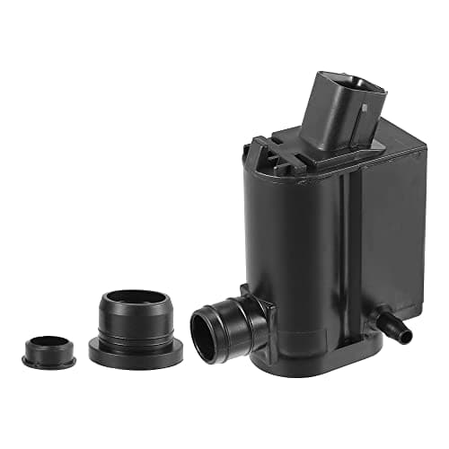 Image of X AUTOHAUX 98510-1W000 Windshield Washer Motor Pump with Grommet for Car Black