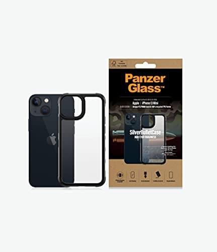 Image of PanzerGlass SilverBullet Case, Compatible with iPhone 13 Mini, Shockproof Case, Real Military Protection, Hard Case
