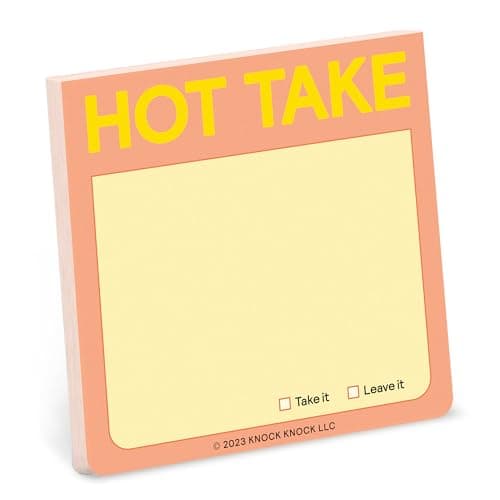 Image of Knock Knock Hot Take Sticky Note