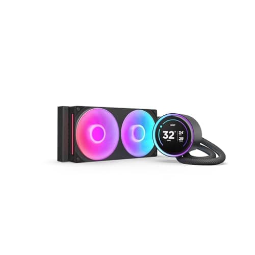 Image of NZXT Kraken Elite 240 RGB - AIO CPU Liquid Cooler - 240mm Radiator - F240 RGB Core Fan - Customizable 2.72" IPS LCD Turbine Pump - Intel® LGA 1700, 1200/115X, 1851 - AMD® AM5, AM4 - Black