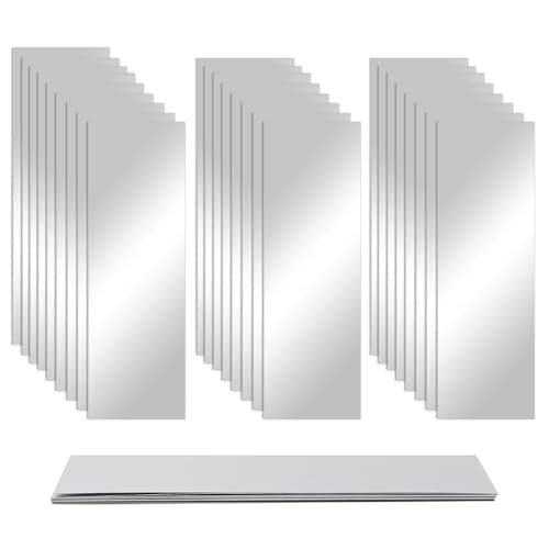 Image of OLYCRAFT 27Pcs 304 Stainless Strips Sheets 0.01-0.3mm Thicks Rectangle Stainless Steel Strips Metal Shims Shim Stock Assortment Metal Shim Stock for Kitchen Trim Gap Filler Tools Home Improvement