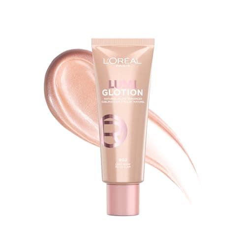 Image of L'Oréal Paris Multi-Use Glow Enhancer, 24h Hydration with Shea Butter and Glycerin, for Face and Body, Paradise Lumi Glotion, Shade 902: Light Glow, 40 ml