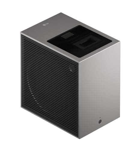 Image of LG CineBeam S PU615U, Compact Ultra short throw 4K Projector, cinematic 40-100 inch screen size, RGB Laser, 500 ANSI Lumens, Auto Screen Adjustment, LG TV webOS, WIFI, Bluetooth, USB C, HDMI