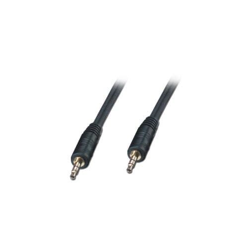 Image of LINDY 1m Audio Cable - 3.5mm Stereo Jack Male to 3.5mm Stereo Jack Male, Premium