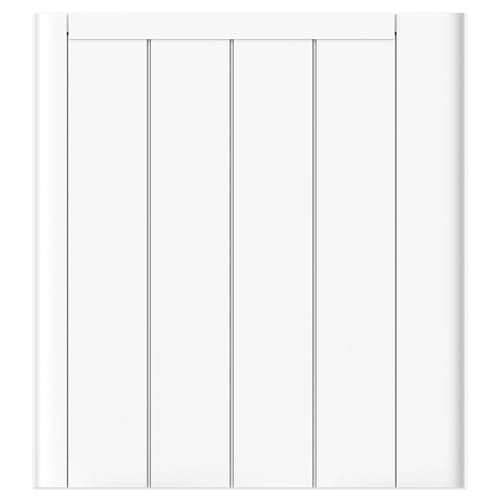 Image of MYLEK Ceramic Radiator Panel Heater Electric with WIFI Smart APP or Programmable Display 1000W, Triac Thermostat, White Aluminium Wall Mounted or Freestanding, Bathroom Energy Efficient (1KW)