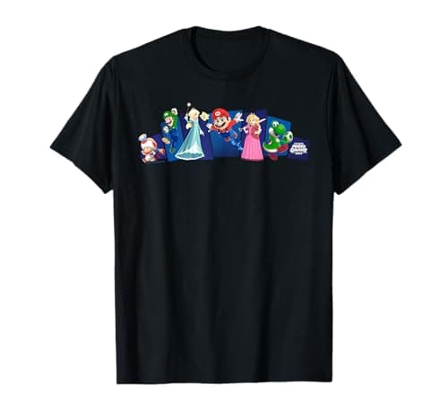 Image of The Super Mario Galaxy Movie Heroes in Action T-Shirt