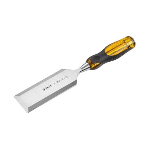 Image of STANLEY FATMAX 50mm Thru Tang Chisel with Bevel Edge and Strike Cap, 0-16-267