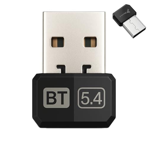 Image of Reagle Bluetooth 5.4 USB Adapter - Nano Mini Dongle for PC & Laptop, Transmitter & Receiver, 20m Range, Plug & Play, Windows 7/8/10/11 Compatible