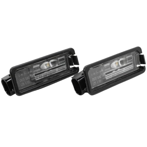 Image of BIAREN 2x Rear Number Plate Light Lamp LED For Volkswagen VW Golf Mk6 Mk7 Polo Mk5 Mk6 Passat B7 B8 Beetle T-Roc Scirocco Seat Leon Mk3 Mk4 Toledo Mk4 Ibiza Mk5 1K8943021A 3G5943021A