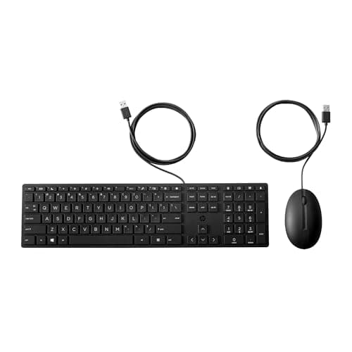 Image of HP Wired Desktop 320MK Mouse and Keyboard Sweden, W128444669 (Keyboard Sweden)