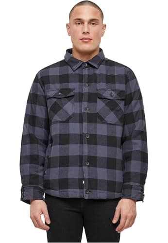 Image of Brandit Lumber Jacket, color: black/grey, size: S