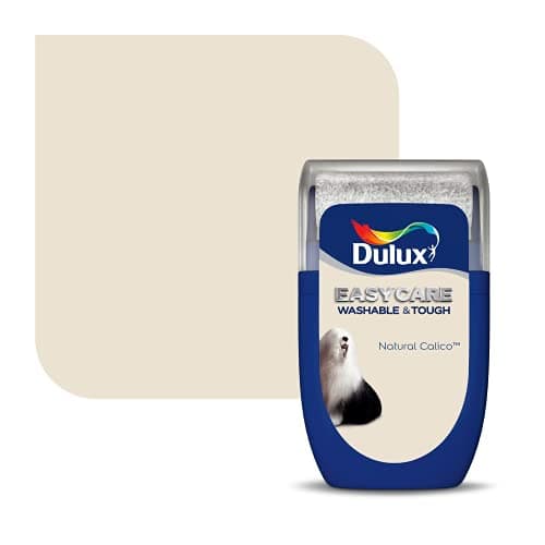 Image of Dulux Easycare Washable & Tough Tester Paint, Natural Calico, 30 ml
