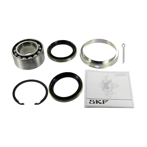 Image of SKF Wheel Bearing Kit With Shaft Seal VKBA 3308 Position Front Axle Outer Diameter 74 mm Height 84 mm Length 111 mm Width 111 mm - OE Quality